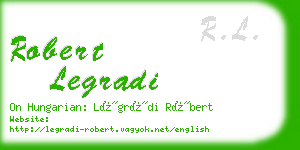 robert legradi business card